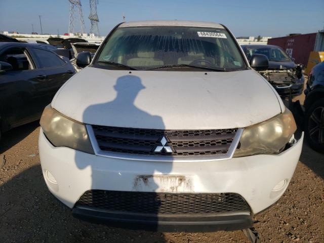 JA4MS31X57Z003307 - 2007 MITSUBISHI OUTLANDER ES WHITE photo 5