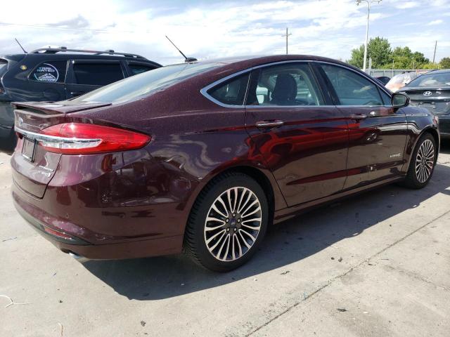 3FA6P0RU2JR273900 - 2018 FORD FUSION TITANIUM/PLATINUM HEV PURPLE photo 3