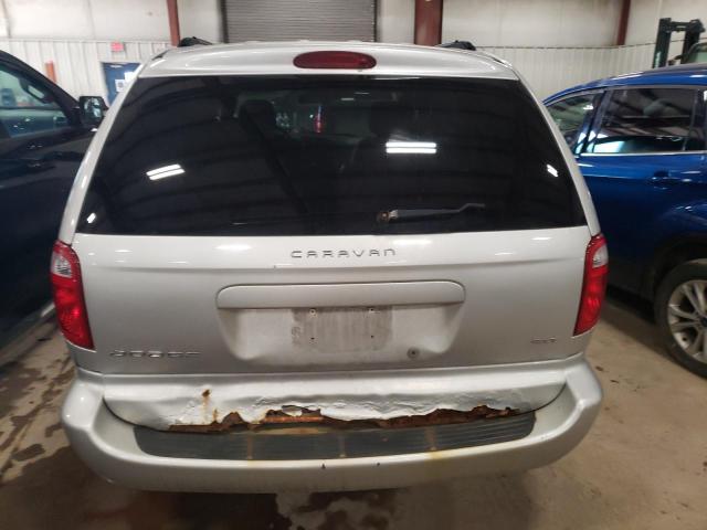 1D4GP45R27B186599 - 2007 DODGE CARAVAN SXT SILVER photo 6