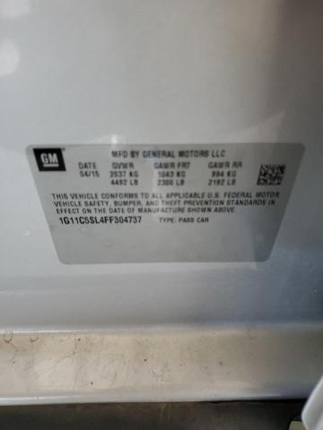 1G11C5SL4FF304737 - 2015 CHEVROLET MALIBU 1LT SILVER photo 12