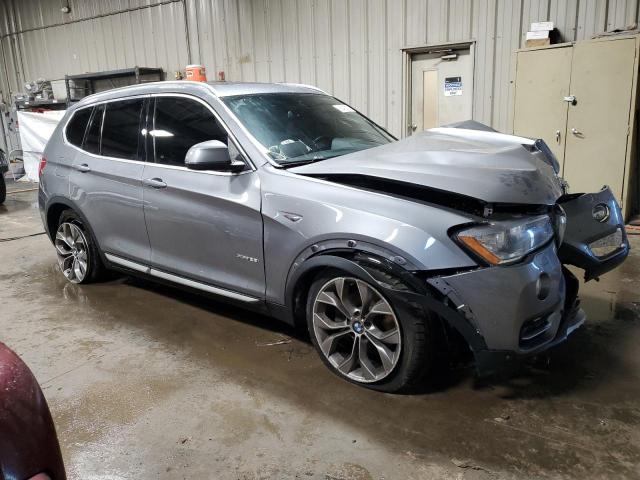 5UXWX9C30H0W70996 - 2017 BMW X3 XDRIVE28I GRAY photo 4