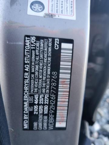 WDBRF92H26F778768 - 2006 MERCEDES-BENZ C 280 4MATIC TAN photo 12