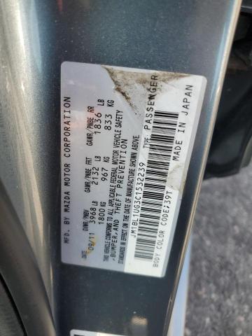 JM1BL1UG3C1532239 - 2012 MAZDA 3 I BLUE photo 12