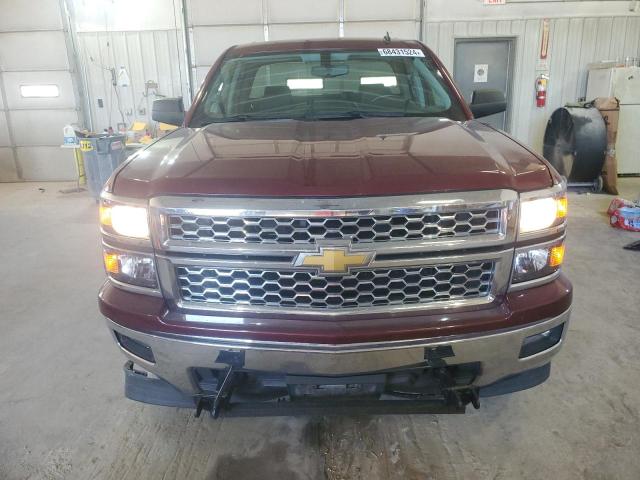 1GCVKRECXEZ214052 - 2014 CHEVROLET SILVERADO K1500 LT MAROON photo 5