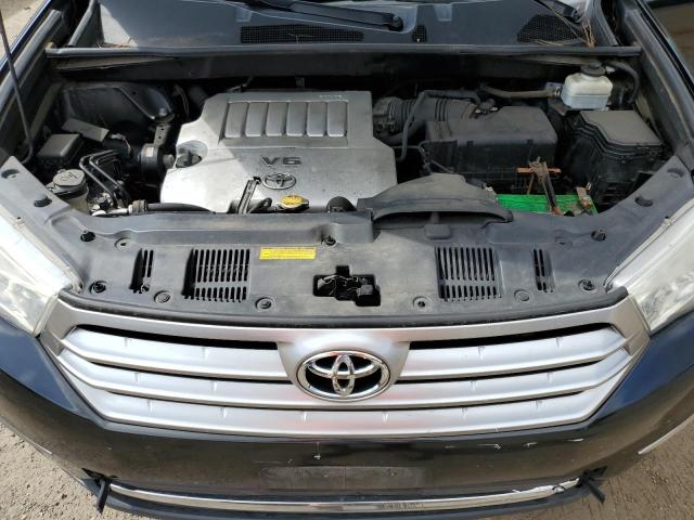 5TDBK3EH4CS093254 - 2012 TOYOTA HIGHLANDER BASE შავი ფოტო 12