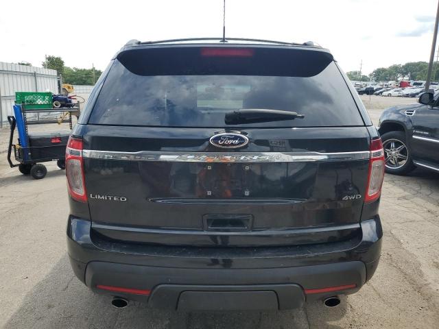 1FM5K8F83FGA00730 - 2015 FORD EXPLORER LIMITED أسود صورة 6