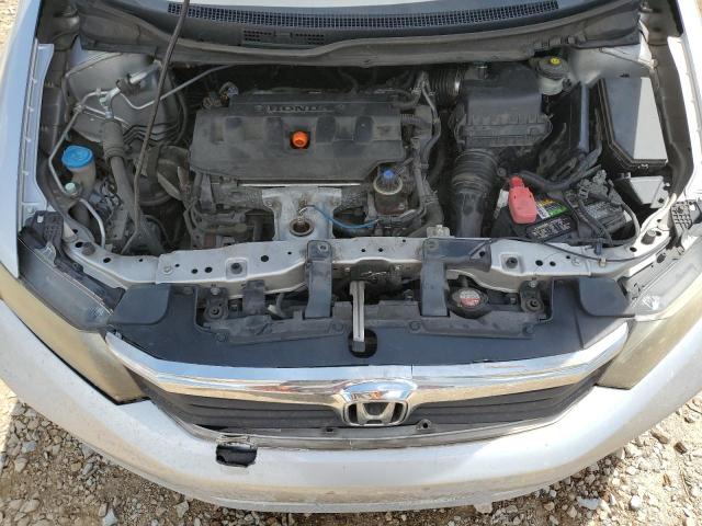 19XFB2F50CE372047 - 2012 HONDA CIVIC LX SILVER photo 11