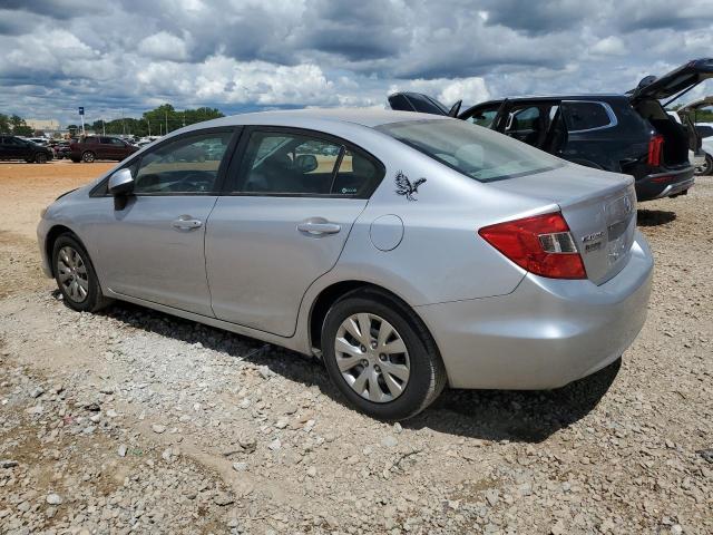 19XFB2F50CE372047 - 2012 HONDA CIVIC LX SILVER photo 2