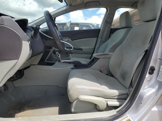 19XFB2F50CE372047 - 2012 HONDA CIVIC LX SILVER photo 7