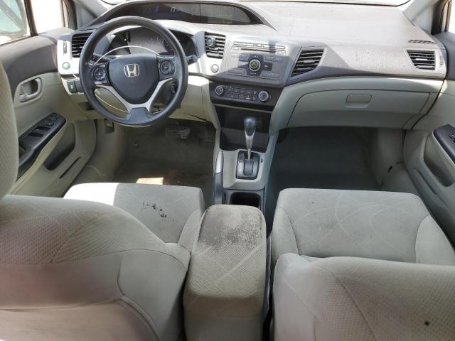 19XFB2F50CE372047 - 2012 HONDA CIVIC LX SILVER photo 8