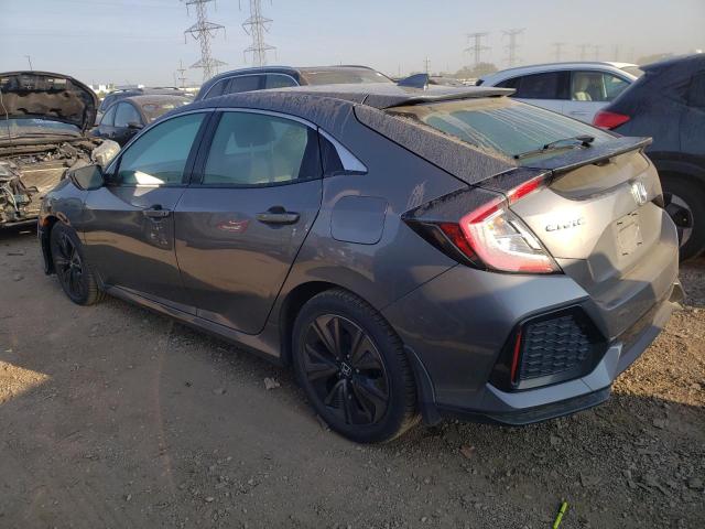 SHHFK7H70JU214650 - 2018 HONDA CIVIC EXL ნაცრისფერი ფოტო 2