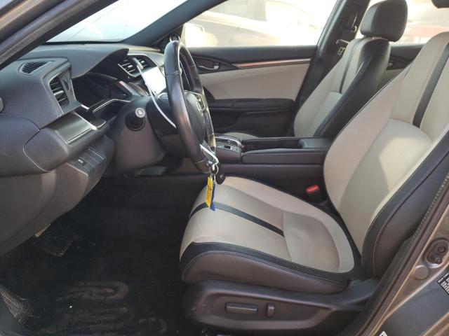 SHHFK7H70JU214650 - 2018 HONDA CIVIC EXL ნაცრისფერი ფოტო 7