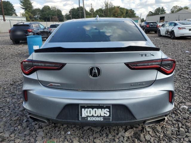 19UUB6F50MA004469 - 2021 ACURA TLX TECH A SILVER photo 6