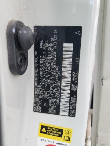 5TDBK3EH4CS114460 - 2012 TOYOTA HIGHLANDER BASE Ağ foto 13