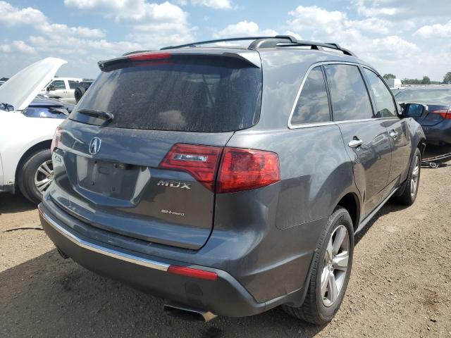 2HNYD2H68BH521925 - 2011 ACURA MDX TECHNOLOGY GRAY photo 3