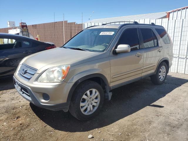 JHLRD78935C042808 - 2005 HONDA CR-V SE TAN photo 1