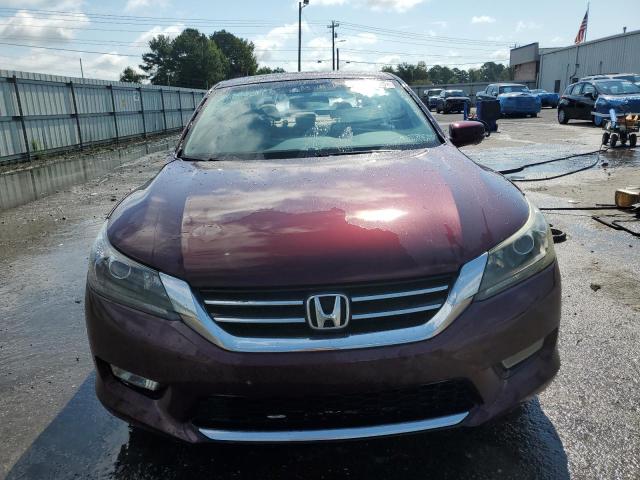 1HGCR2F84DA019616 - 2013 HONDA ACCORD EXL BURGUNDY photo 5