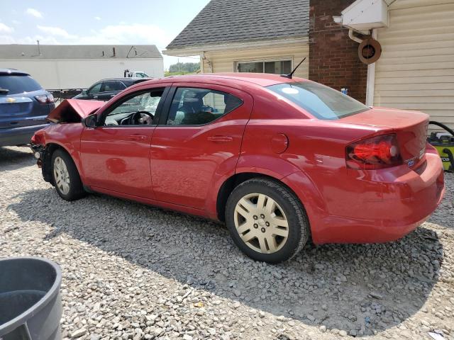 1C3CDZAB5DN700471 - 2013 DODGE AVENGER SE RED photo 2