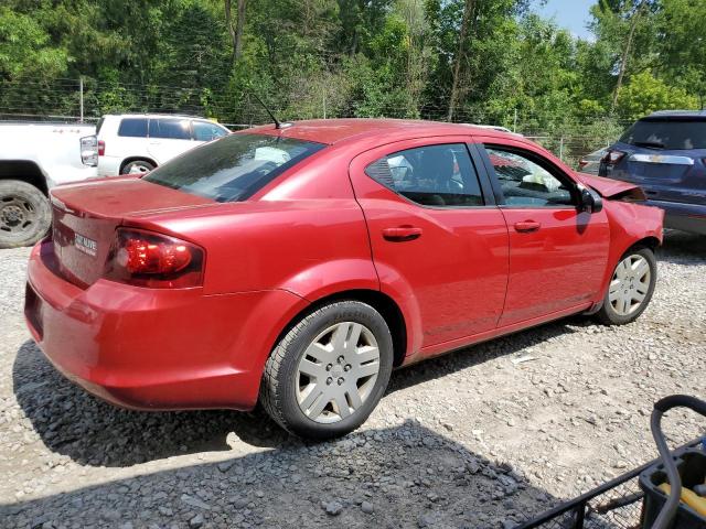 1C3CDZAB5DN700471 - 2013 DODGE AVENGER SE RED photo 3