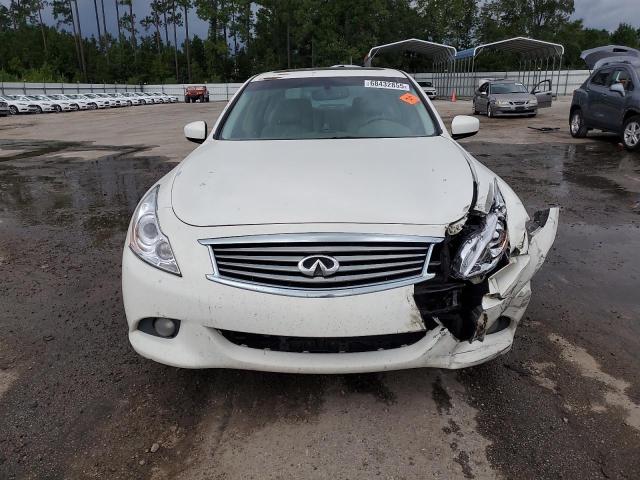 JN1CV6AP2BM504397 - 2011 INFINITI G37 BASE WHITE photo 5