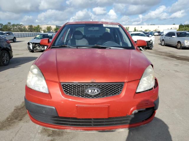 KNADE223896508505 - 2009 KIA RIO BASE RED photo 5