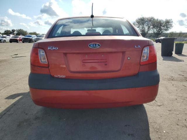 KNADE223896508505 - 2009 KIA RIO BASE RED photo 6