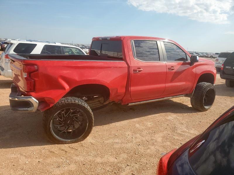 3GCUWCED7KG134161 - 2019 CHEVROLET SILVERADO C1500 LT Қызыл фото 3