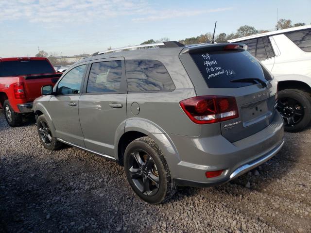 3C4PDCGB8KT798653 - 2019 DODGE JOURNEY CROSSROAD GRAY photo 2