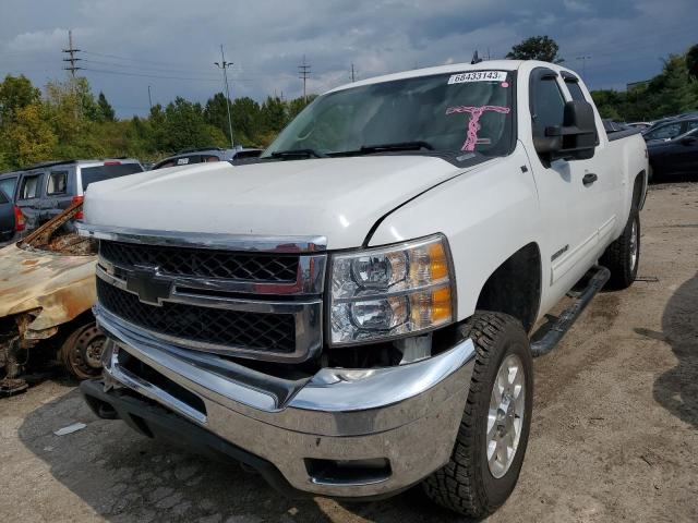 1GC2KXCG1DZ163326 - 2013 CHEVROLET SILVERADO K2500 HEAVY DUTY LT WHITE photo 1