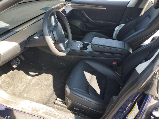 5YJ3E1EA2PF560121 - 2023 TESLA MODEL 3 Կապույտ լուսանկար 7