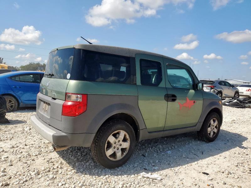5J6YH18564L011648 - 2004 HONDA ELEMENT EX მწვანე ფოტო 3