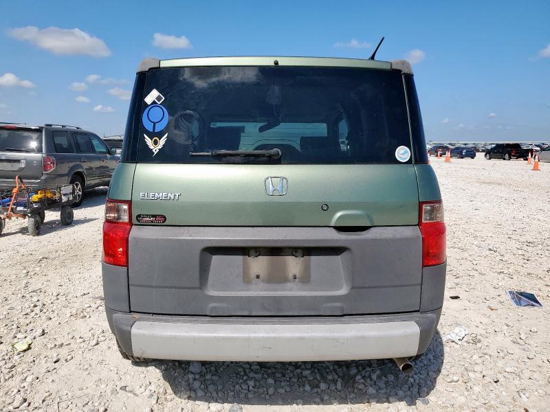 5J6YH18564L011648 - 2004 HONDA ELEMENT EX მწვანე ფოტო 6