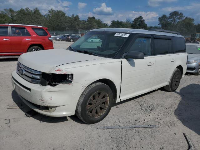 2FMGK5BC6BBD15878 - 2011 FORD FLEX SE WHITE photo 1