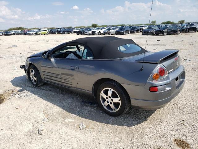 4A3AE45G33E188357 - 2003 MITSUBISHI ECLIPSE SPYDER GS GRAY photo 2