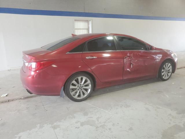 5NPEC4AC2DH657730 - 2013 HYUNDAI SONATA SE წითელი ფოტო 3