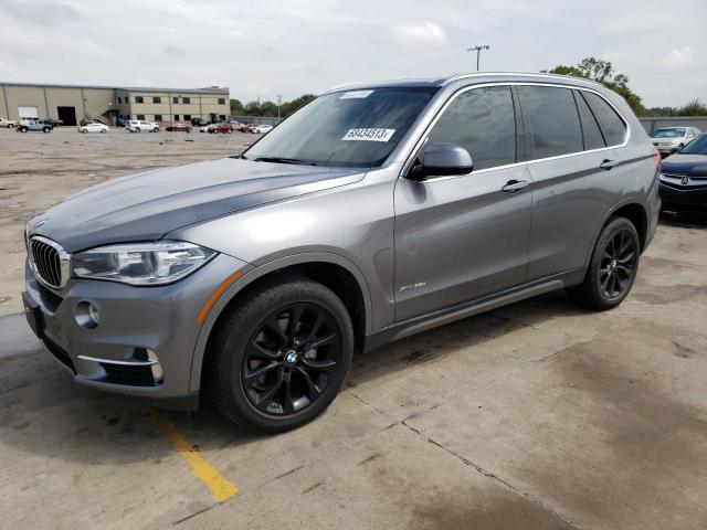 5UXKS4C59F0N08802 - 2015 BMW X5 XDRIVE35D GRAY photo 1