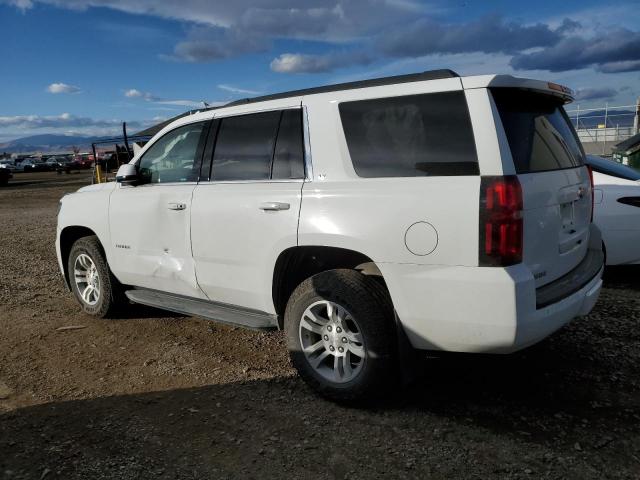 1GNSKBKC0KR309947 - 2019 CHEVROLET TAHOE K1500 LT WHITE photo 2