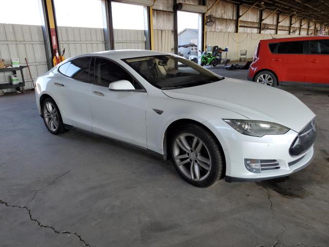 5YJSA1H14EFP65729 - 2014 TESLA MODEL S 白色 照片 4