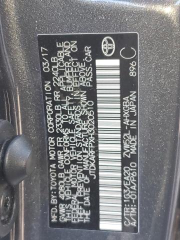 JTDKARFPXH3020510 - 2017 TOYOTA PRIUS PRIM 灰色 照片 13