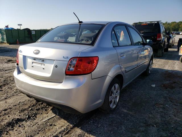 KNADH4A31B6943036 - 2011 KIA RIO BASE SILVER photo 3