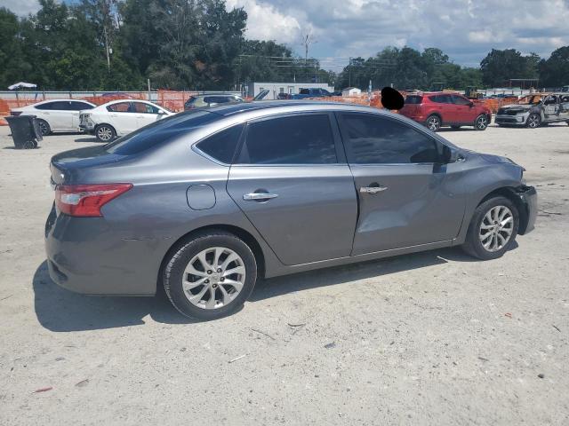 3N1AB7AP2KY340698 - 2019 NISSAN SENTRA S GRAY photo 3