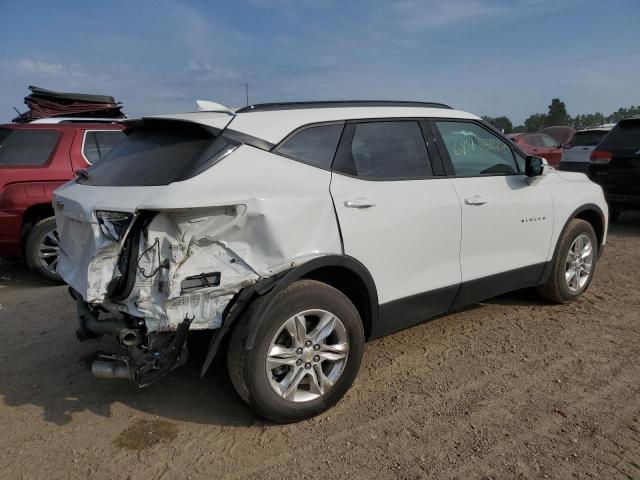 3GNKBHRS4MS579750 - 2021 CHEVROLET BLAZER 2LT WHITE photo 3