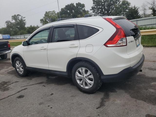 5J6RM4H74EL011636 - 2014 HONDA CR-V EXL WHITE photo 2