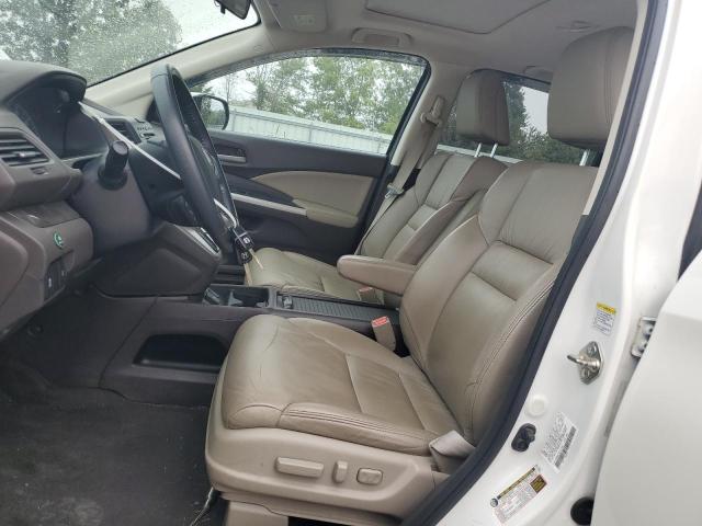 5J6RM4H74EL011636 - 2014 HONDA CR-V EXL WHITE photo 7