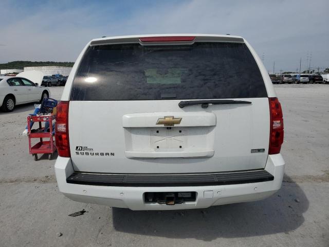 1GNSCJE07BR324261 - 2011 CHEVROLET SUBURBAN C1500 LT WHITE photo 6