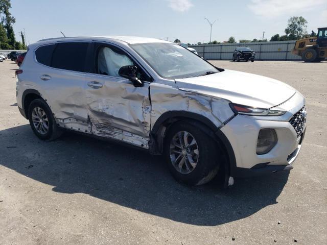 5NMS23AD0KH113486 - 2019 HYUNDAI SANTA FE SE SILVER photo 4