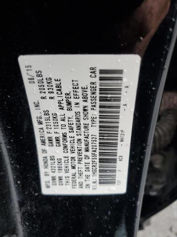 1HGCR2F55FA207537 - 2015 HONDA ACCORD SPORT 黑色 照片 12