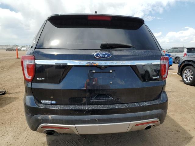 1FM5K8DH4GGC63765 - 2016 FORD EXPLORER XLT BLACK photo 6