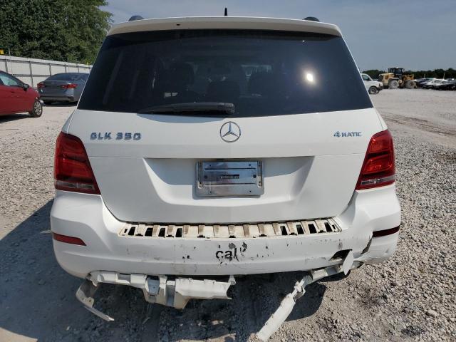 WDCGG8JB3DG044638 - 2013 MERCEDES-BENZ GLK 350 4MATIC WHITE photo 6