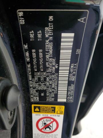 5TDJKRFHXGS259750 - 2016 TOYOTA HIGHLANDER XLE Schwarz Foto 14